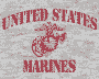 Marines red on gray