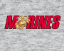 Marines Red with gold emblem on gray